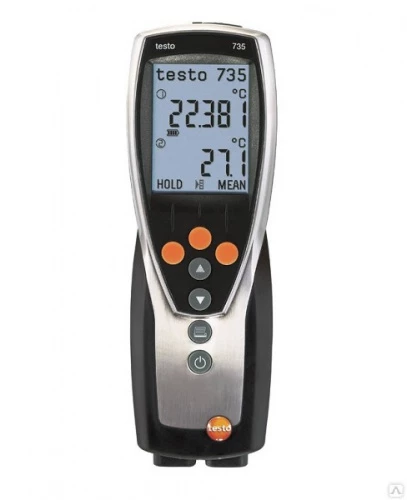 Testo 735-2 Термометр 3-х канальный (термопары Типов K/T/J/S/Pt100) УТ000013192