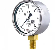 НМПф 25кПа.М12х1,5 кл.2,5 Напоромер, корпус Ф63мм, IP40 УТ-00000932