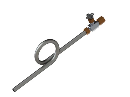225-МП-Ст.20 Трубка петлевая прямая G1/2"(Н)-G1/2"(Н) УТ000006553